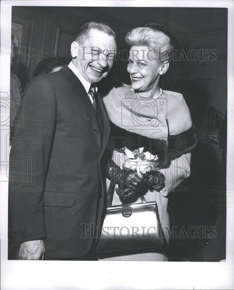 1963 Police Comm. Ray Girardin and wife - Historic Images