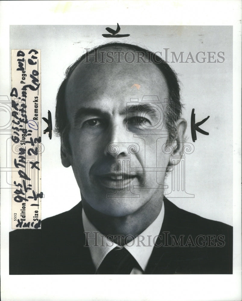 1976 Giscard d'Estaing Pres.French Republic - Historic Images