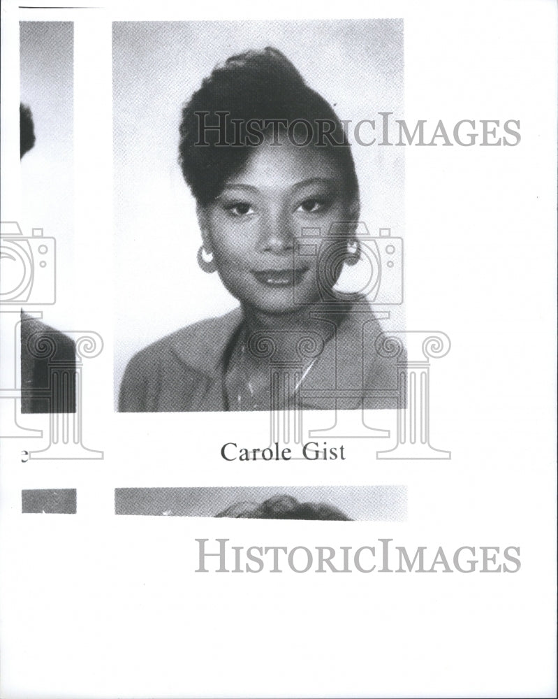 1987 Carole Gist - Historic Images