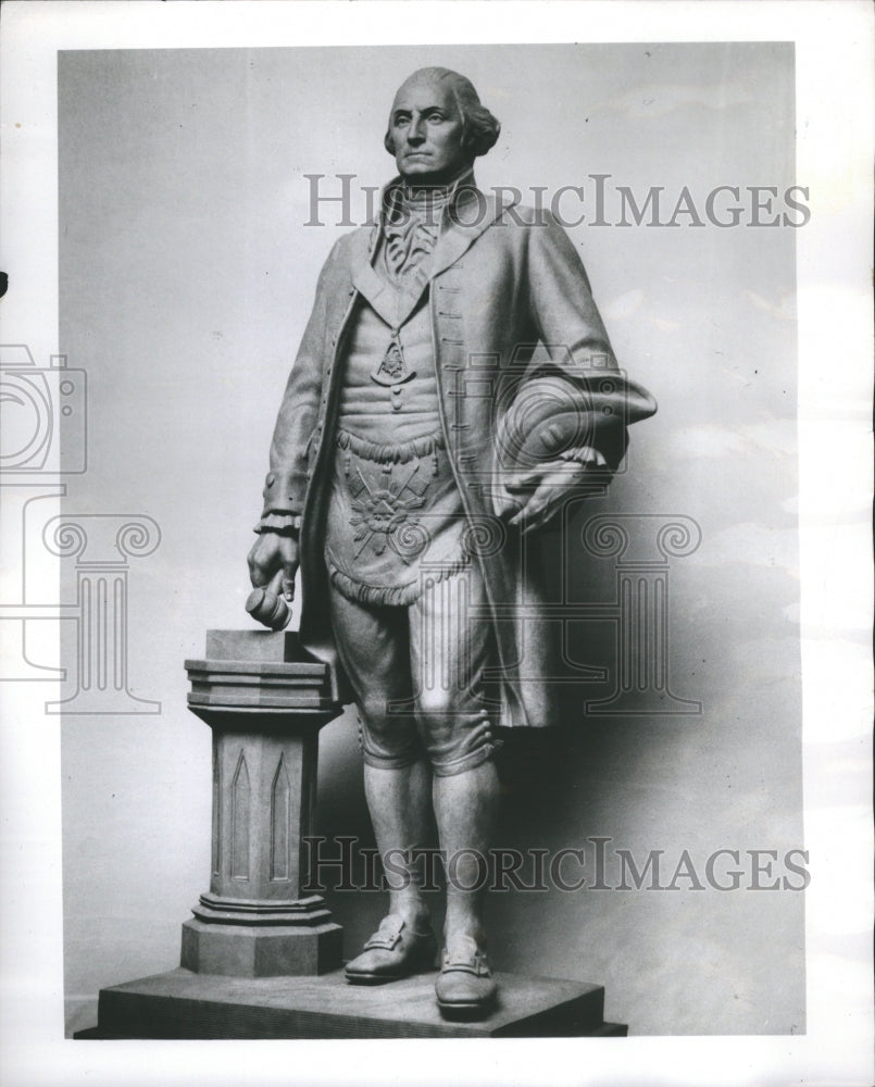1967 Michigan Statue George Washington - Historic Images