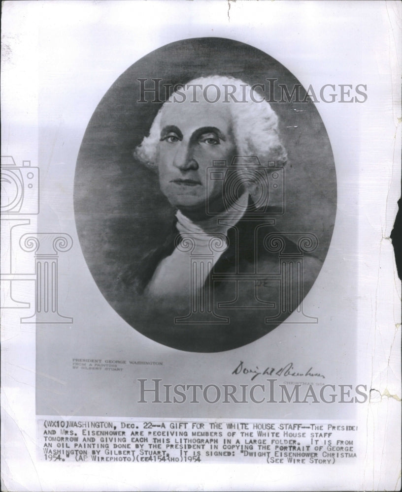 1955 Press Photo of George Washington - Historic Images