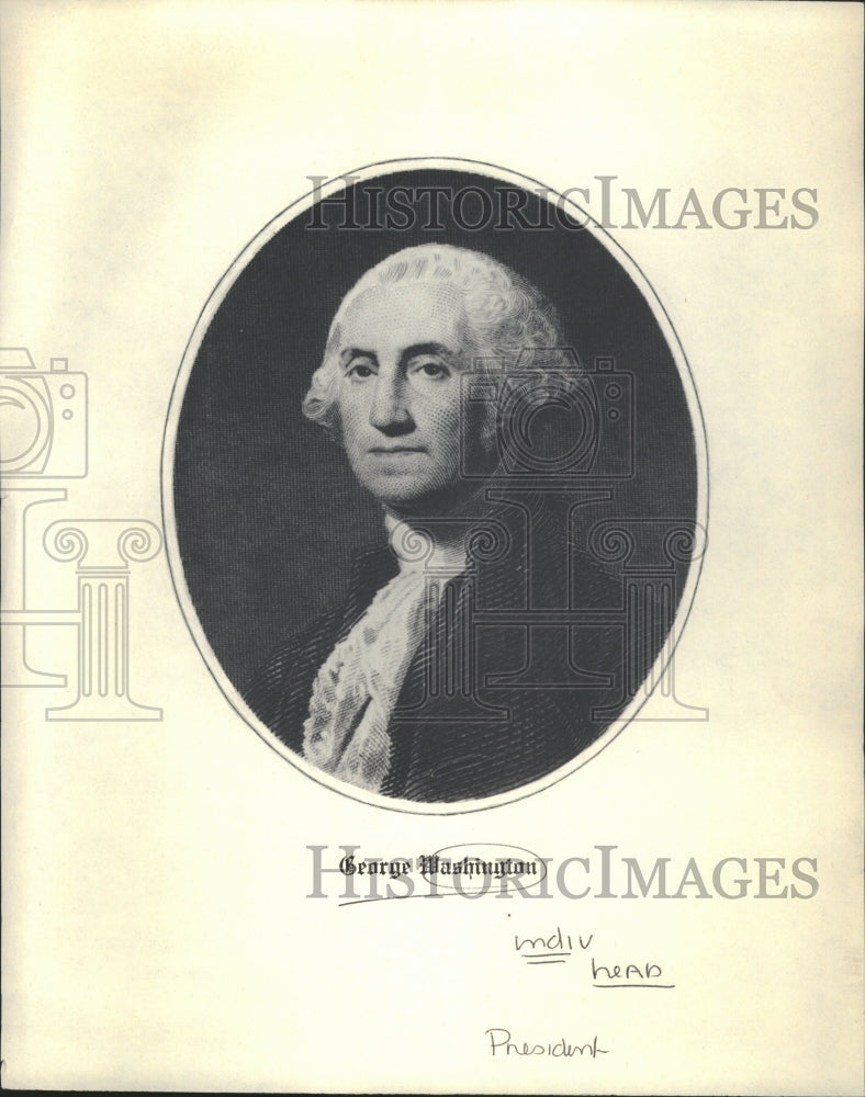  Portrait of George Washington - Historic Images