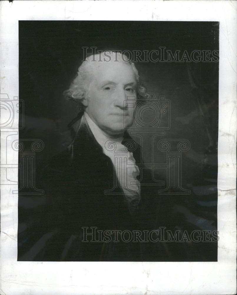 1940 George Washington&#39;s portrait by Gilber - Historic Images