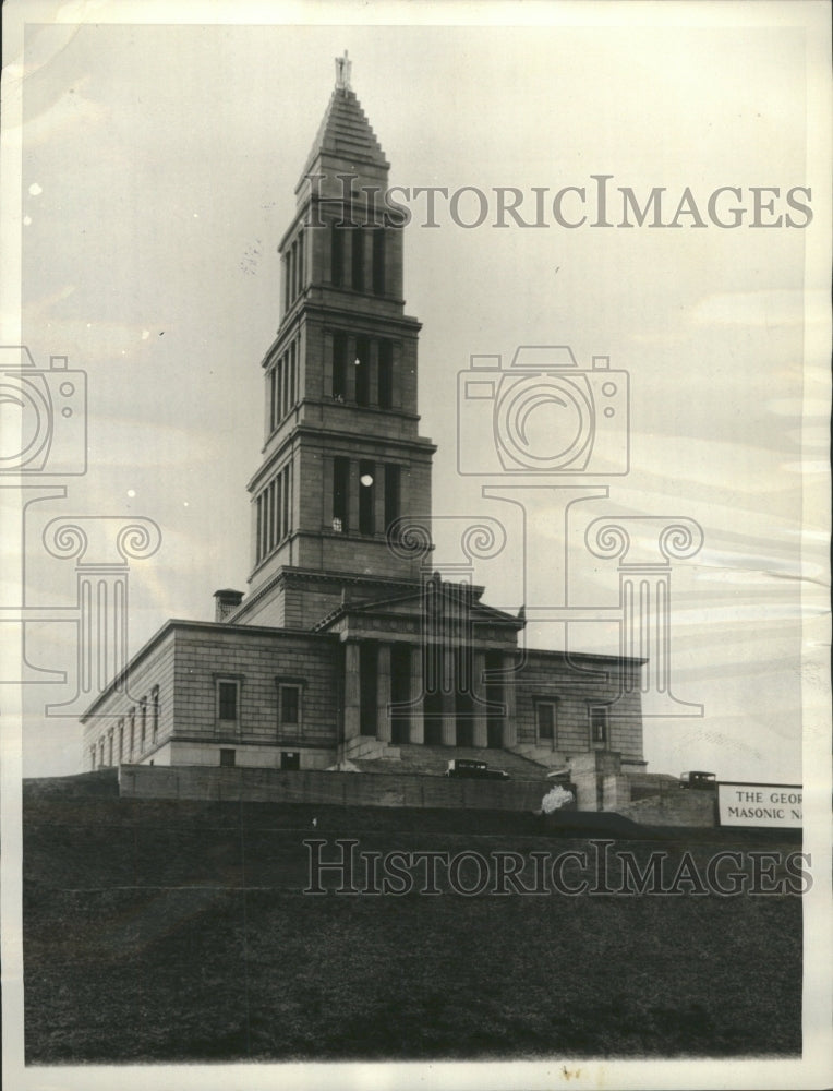1932 of George Washington Masonic Memorial - Historic Images
