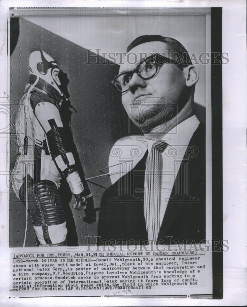1963 Chem Engineer Donald Wohlgemuth  - Historic Images