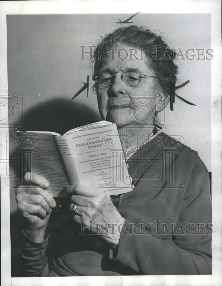 1939 Mrs Emma Fox parliamentarian. - Historic Images