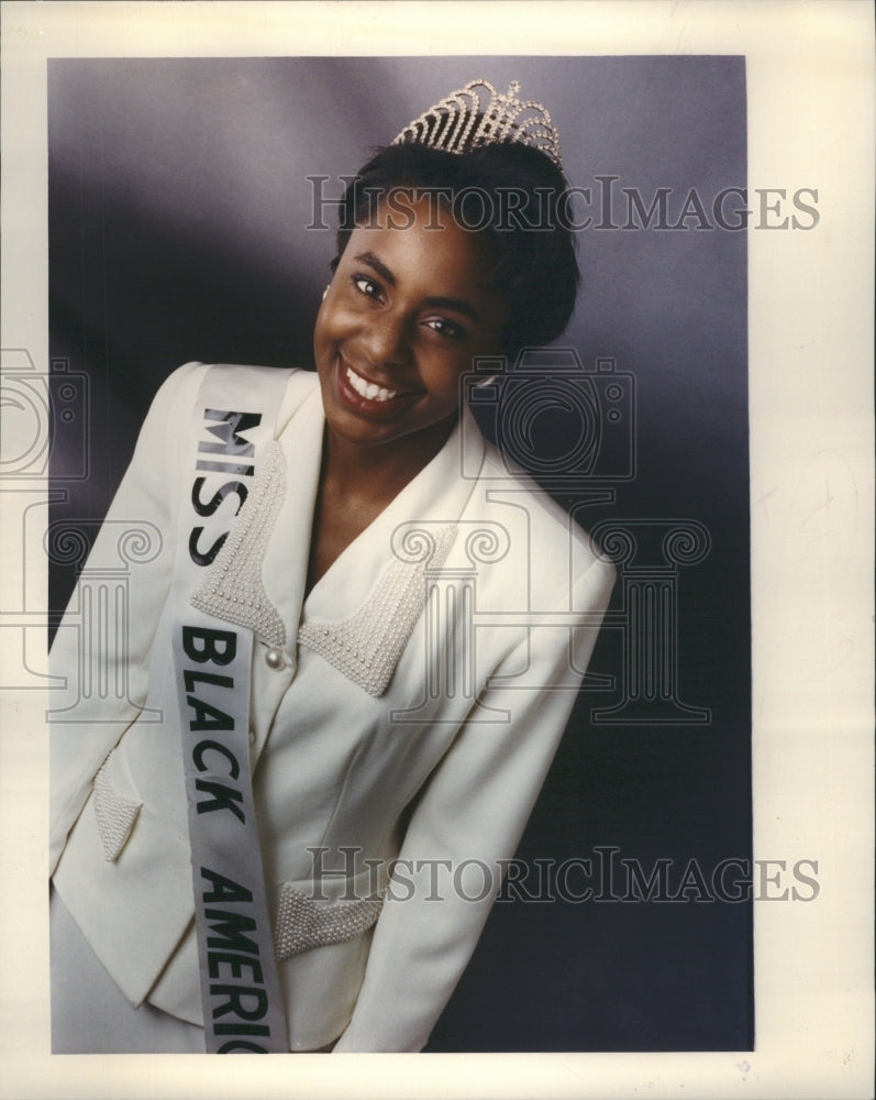 1993 Donna Terek Crown Miss Black America  - Historic Images