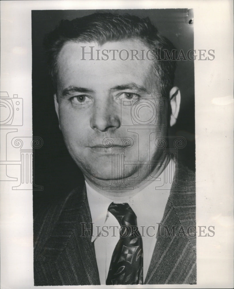 1948 Press Photo Noel P.Fox Demograt Muskegon - Historic Images