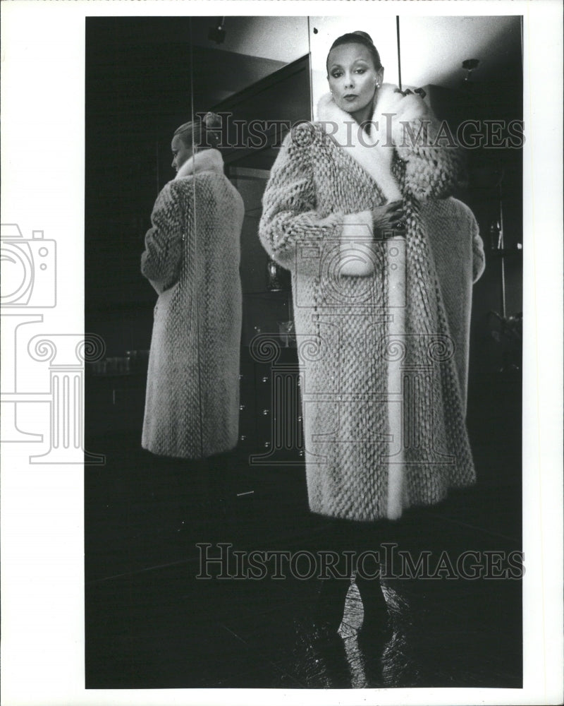 1980 of Fur Coat - Historic Images