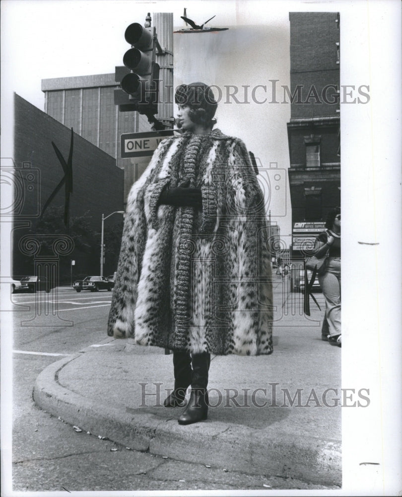 1974 Velox Fox Fur Coat - Historic Images