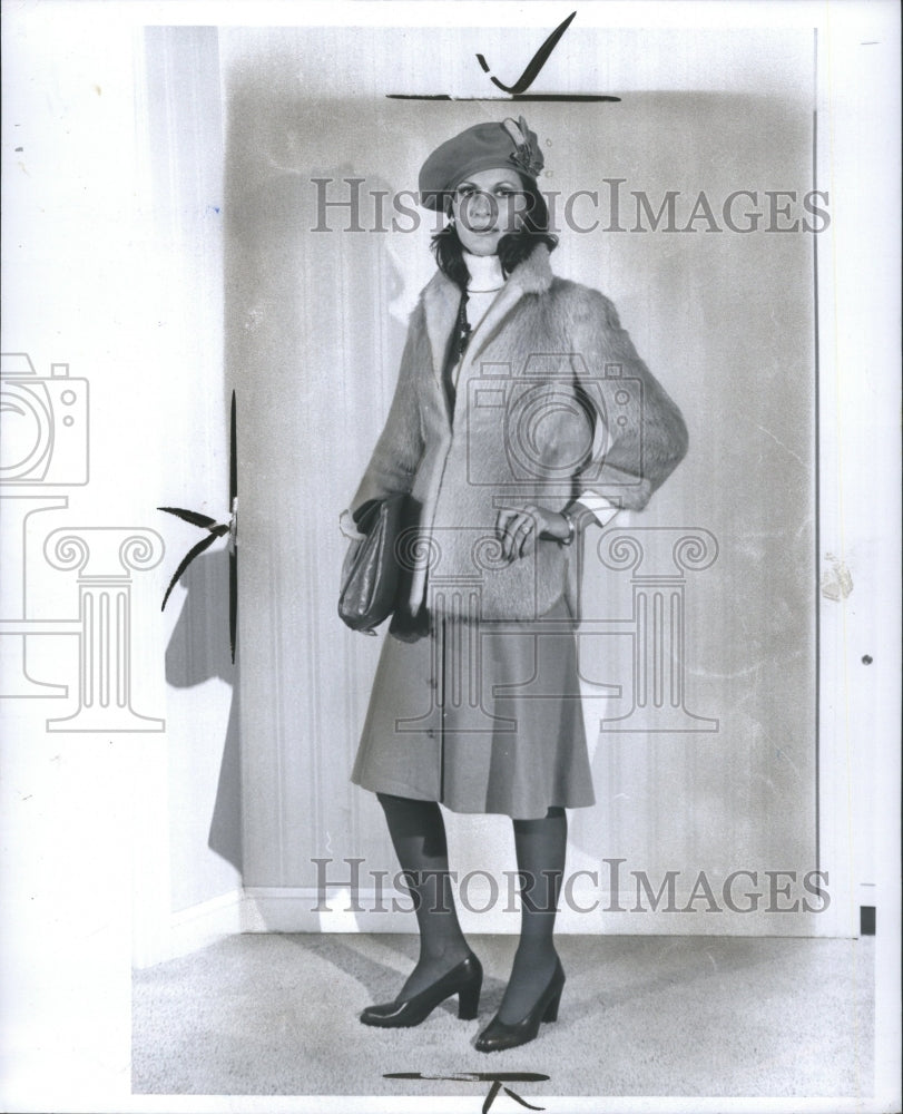 1974 Halston Fur Coat  - Historic Images