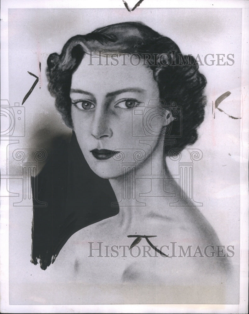 1952 Princess Margaret Rose Artist Paint - Historic Images