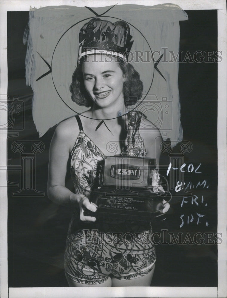 1939 Dorothy Evans Philadelphia Champion - Historic Images