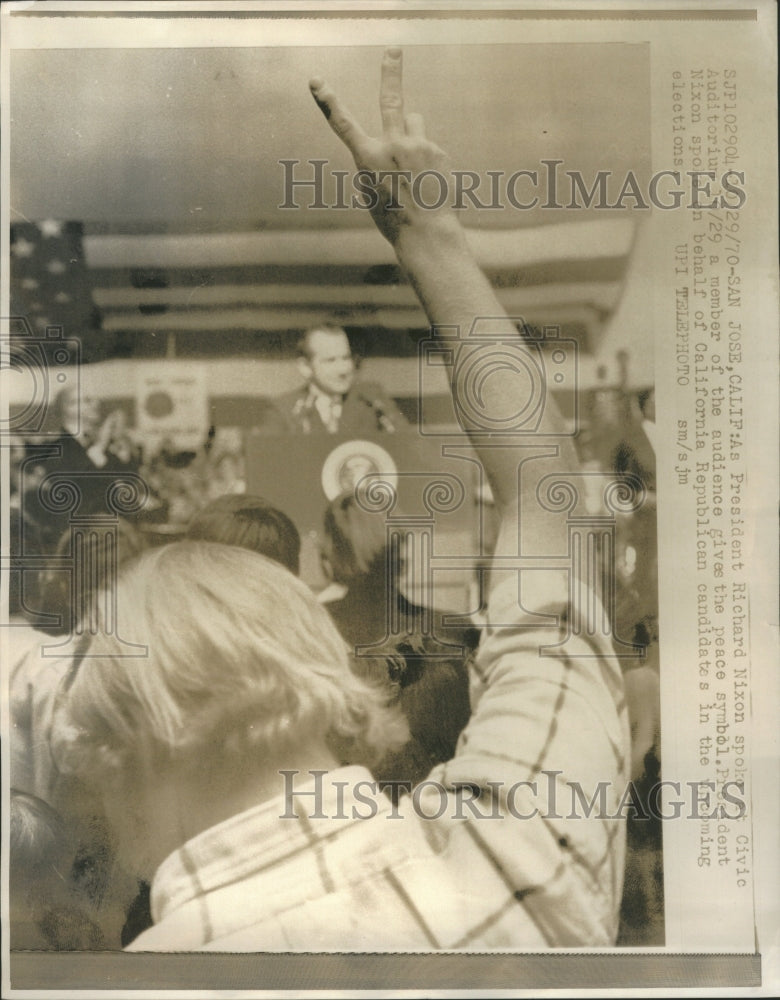 1970 Richard Milhous Nixon Civic Auditorium - Historic Images