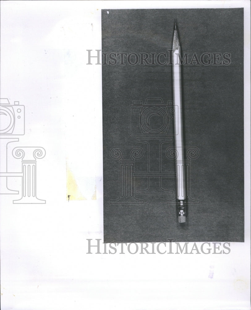 1974 Pencil With Eraser Writing Implement - Historic Images