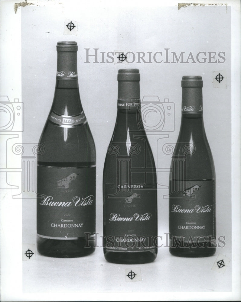 1991 Buena Vista Wine Bottles - Historic Images