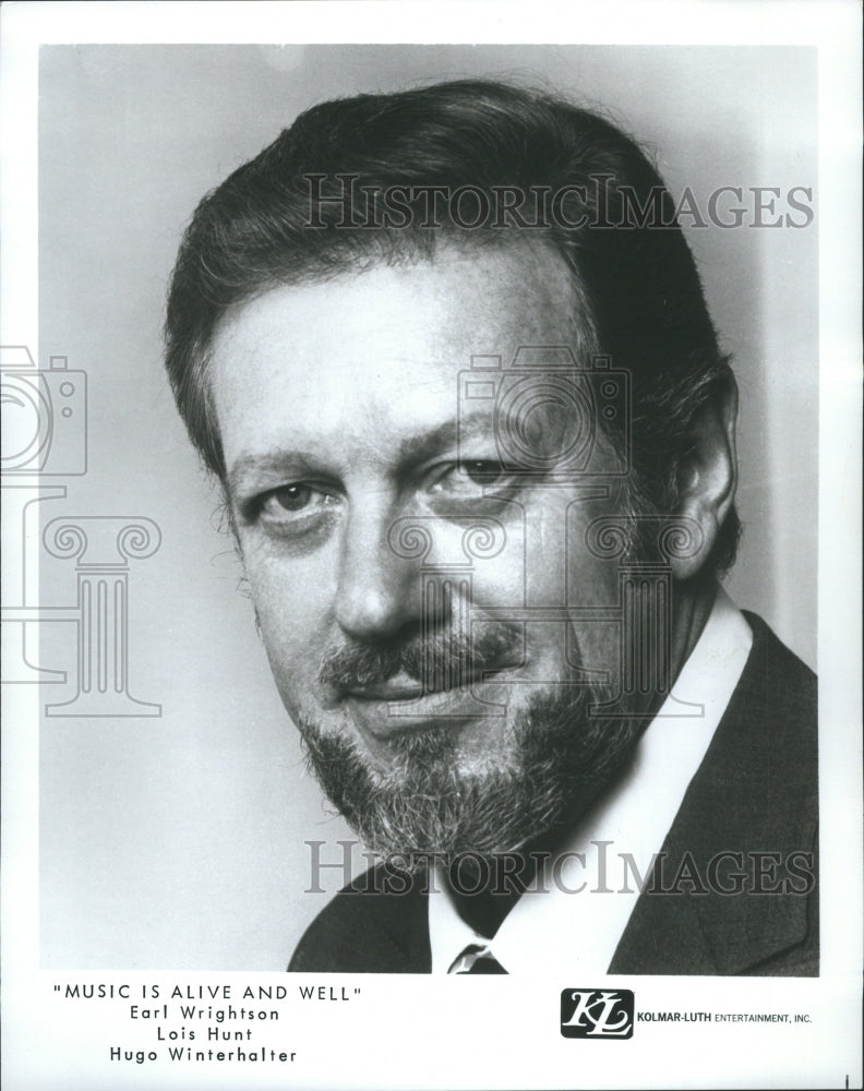 1971 Earl Wrightson American Singer Actor - Historic Images