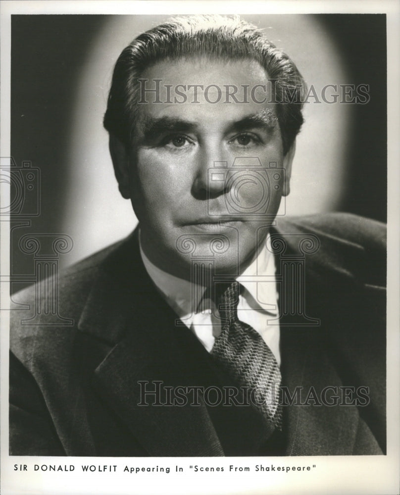 1960 Sir Donald Wolfit English Actor Manage - Historic Images