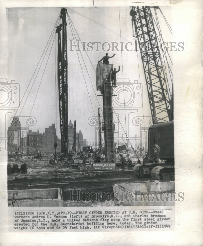 1949 Steel Andrew D.Vernon Charles Bramman - Historic Images