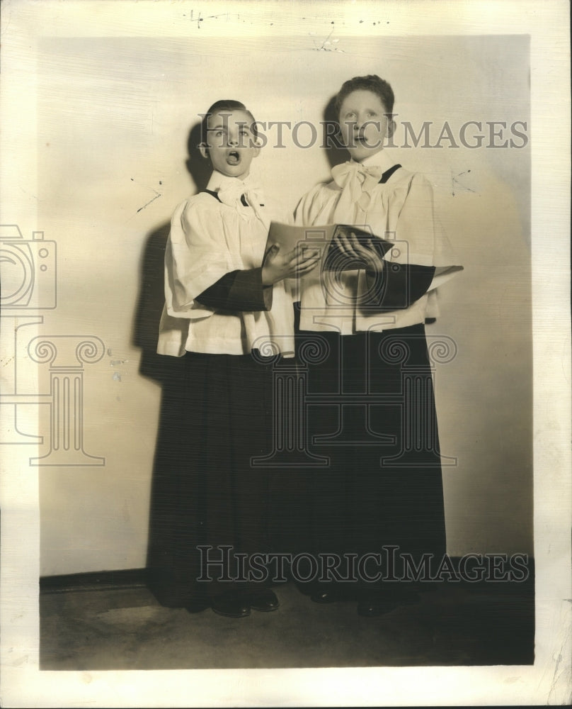 1943 Press Photo Robert Kalal Wiliam Brown Soprano - Historic Images