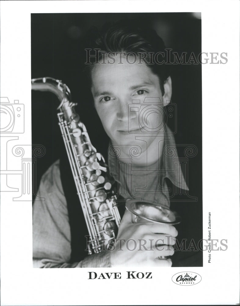 2002 Dve Koz American Saxophonist Musician - Historic Images