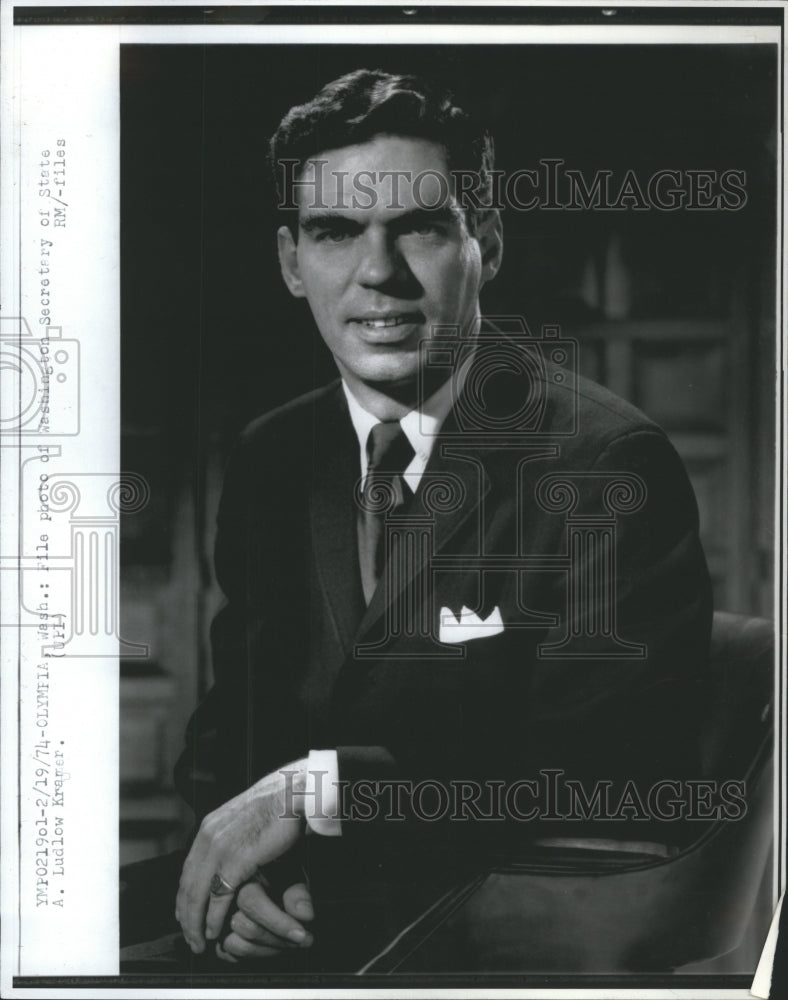 1974 Ludlow Kramer Politician - Historic Images