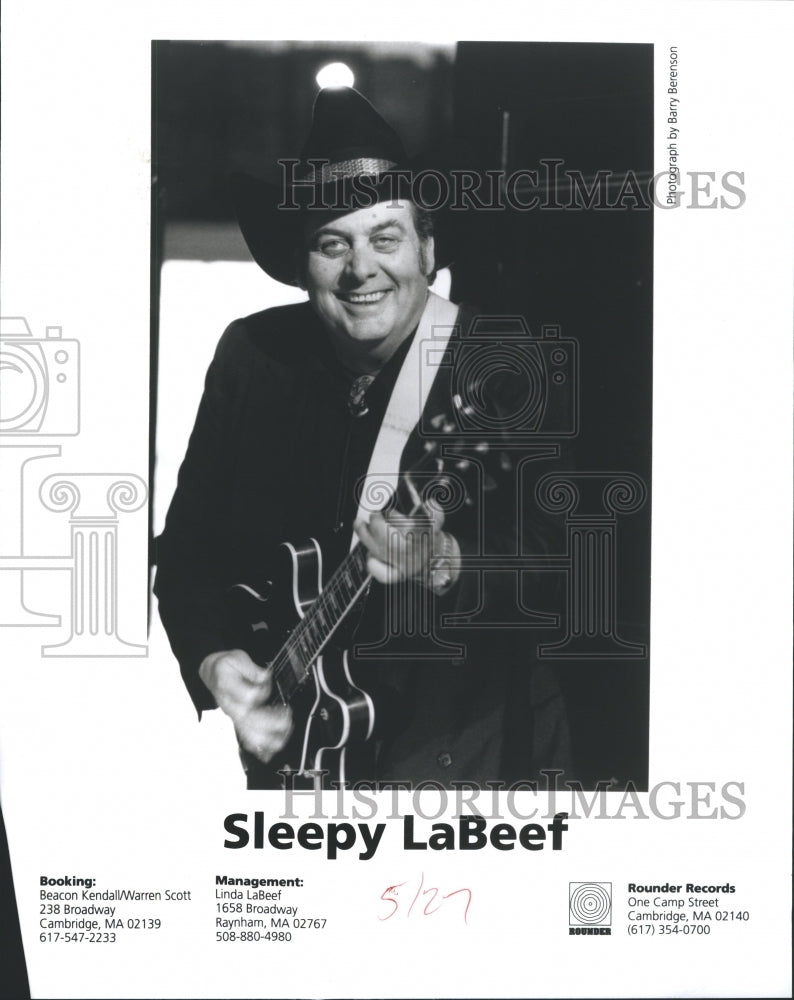 1959 Sleepy LaBeef Musician - Historic Images