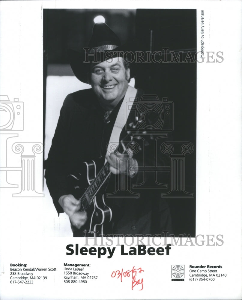 1997 Sleepy Labeef Rockabilly Musician - Historic Images