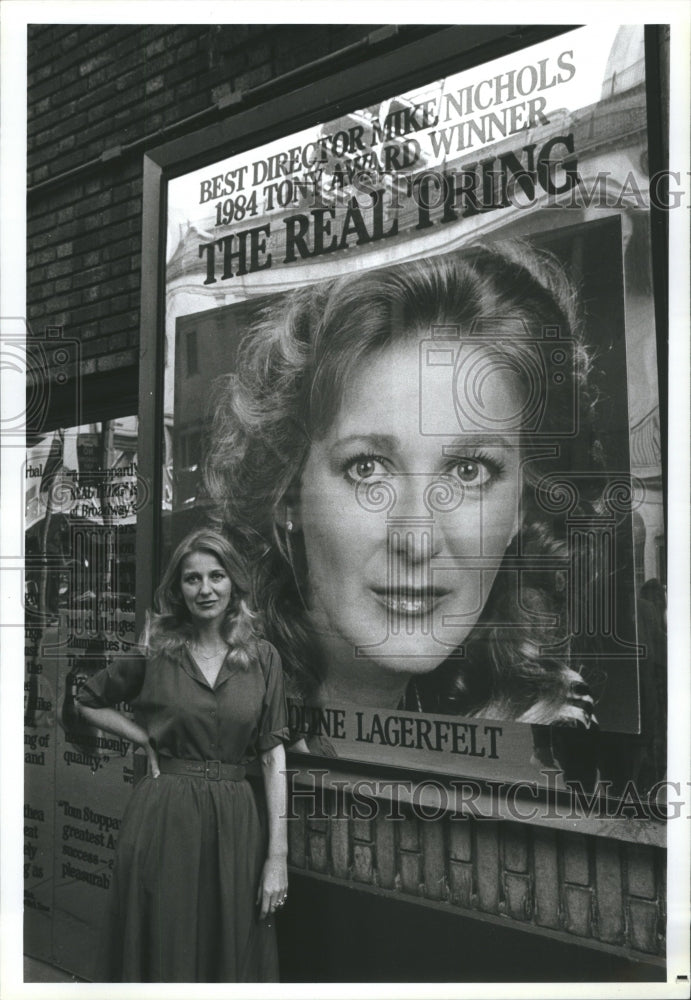 1984 Caroline Lagerfelt Actress - Historic Images