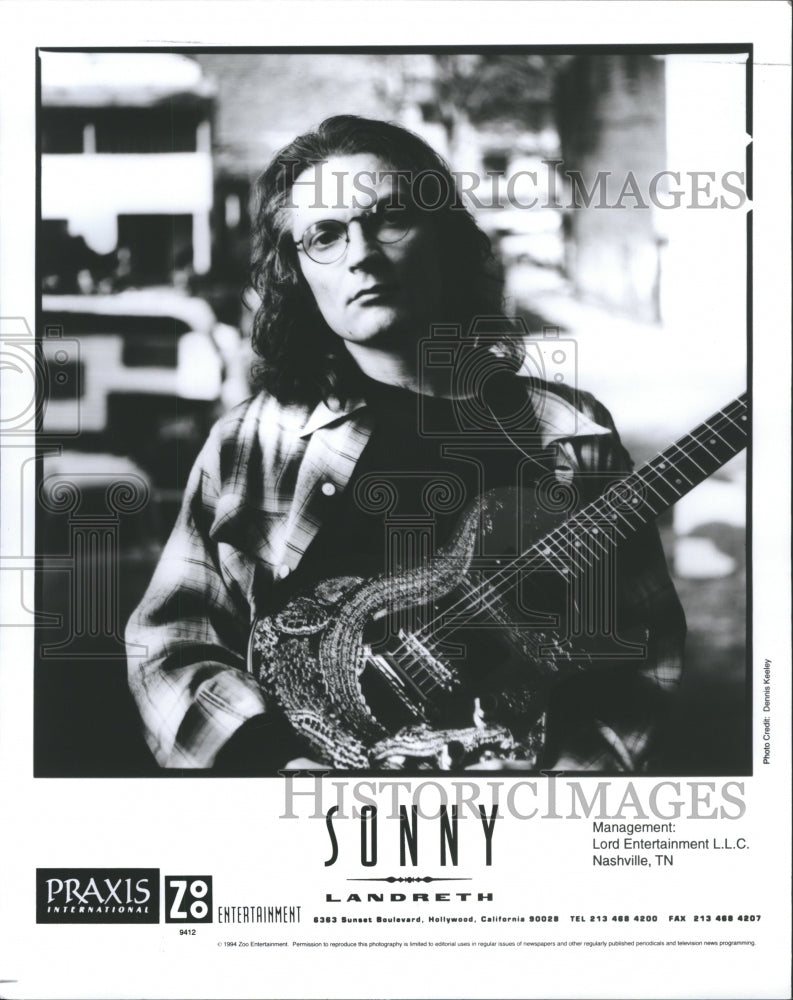 1995 Sonny Lanthreth blues musician - Historic Images