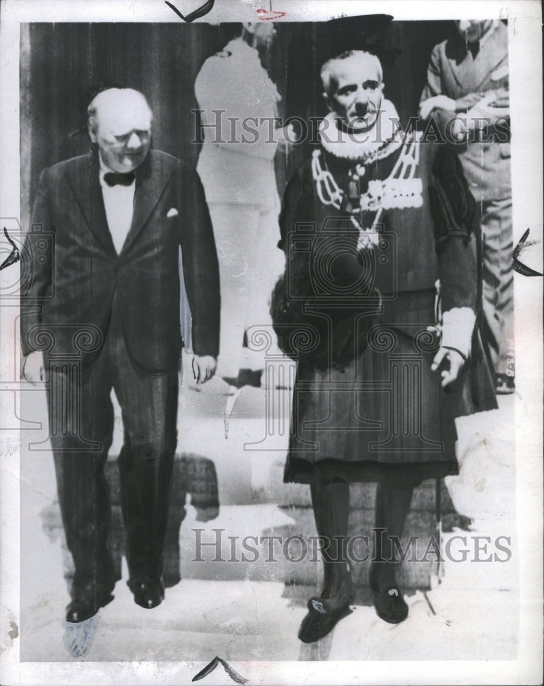 1944 Winston Churchill - Historic Images