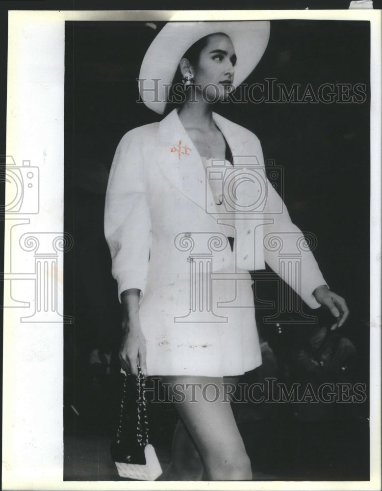 1987 Karl Lagerfeld fashion - Historic Images