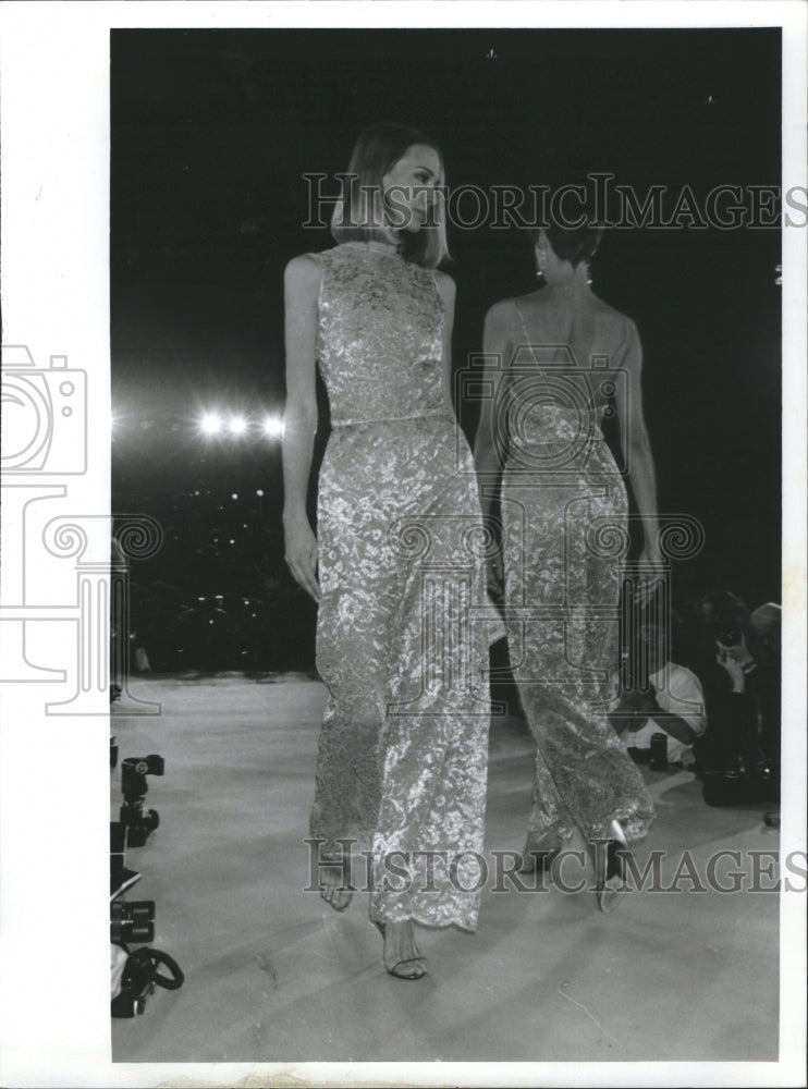 1988 Calvin Klein Evening Jumpsuit - Historic Images