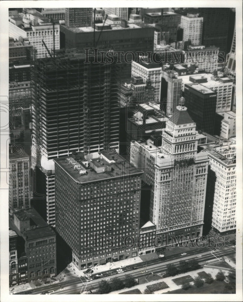 1971 CNA Center Building Construct Aerial - Historic Images