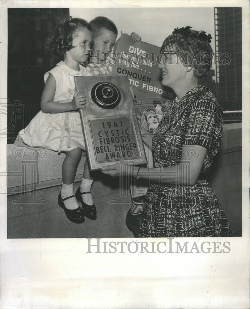 1961 Bellringer Award Cystic Fibrosis - Historic Images