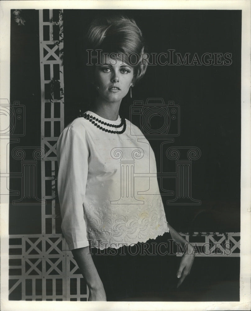 1964 Soft Touch Fall Embroidery Dacron - Historic Images
