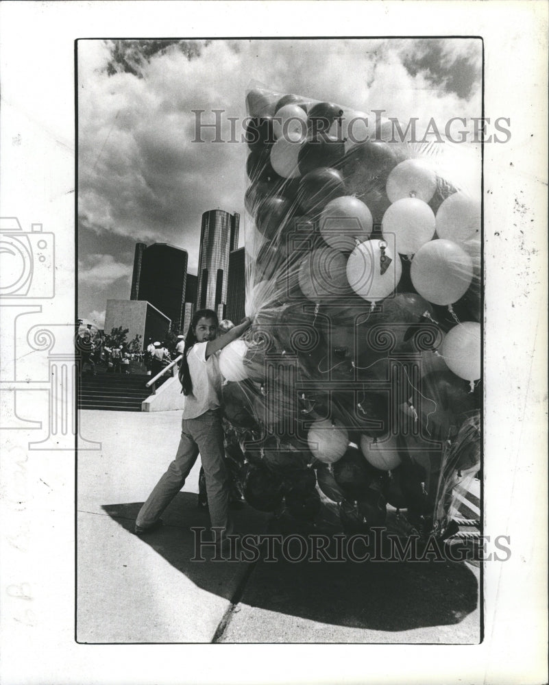 1981 Freedom Festival Balloons Hart Plaza - Historic Images