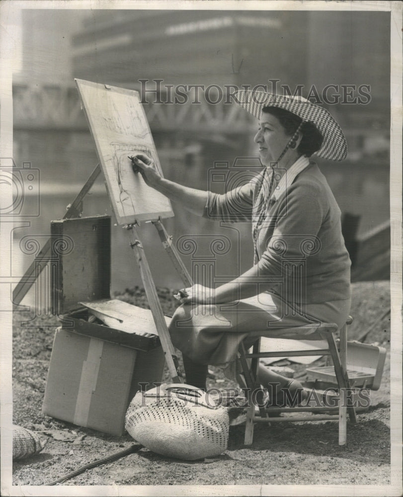 1950 Artist Florence Klee - Historic Images