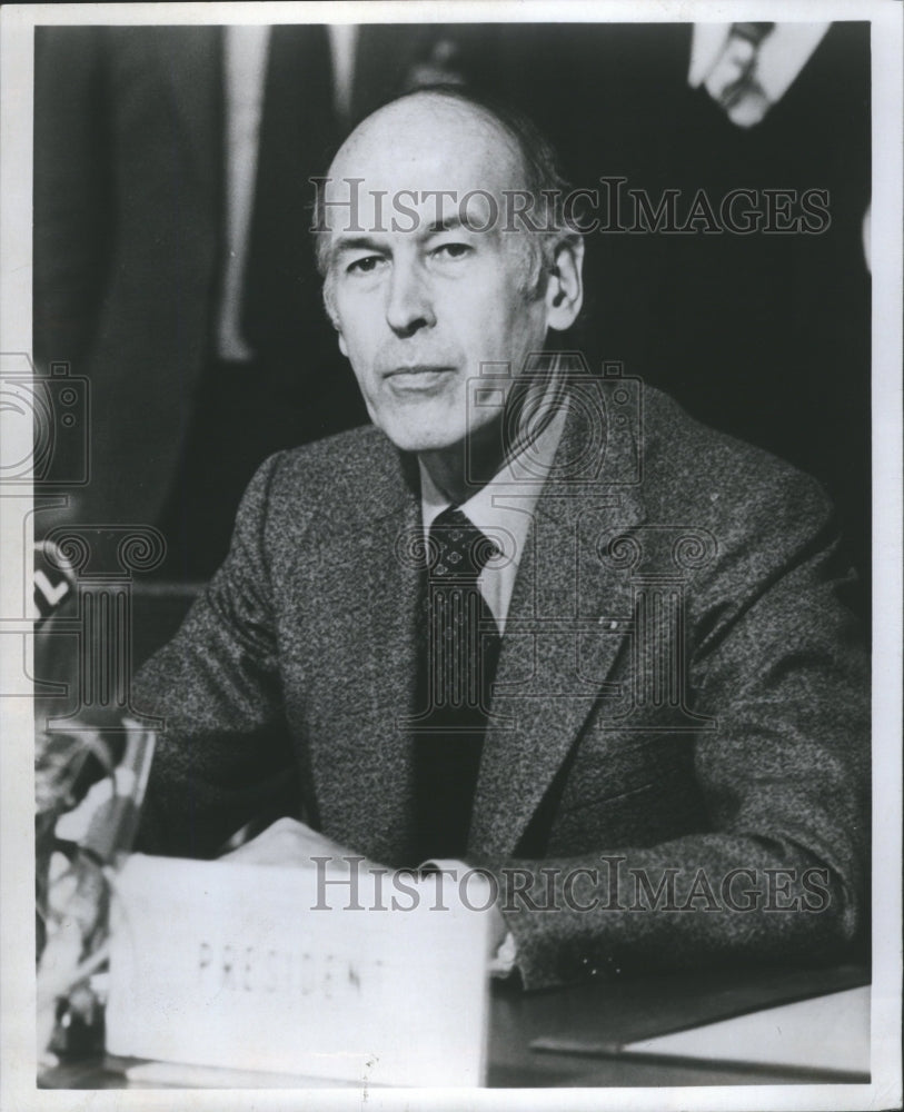 1978 Valery Giscard D&#39;Eestang French Pres. - Historic Images