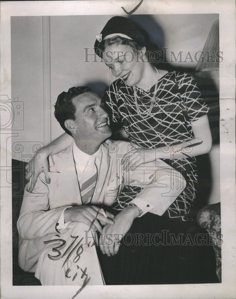 1936 Frank Gill Wife Verna After Divorce - Historic Images