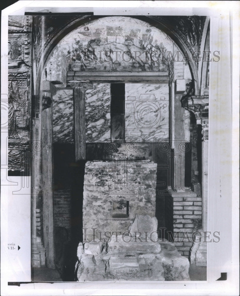 1966 Press Photo St.Peter&#39;s Basilica Church - Historic Images