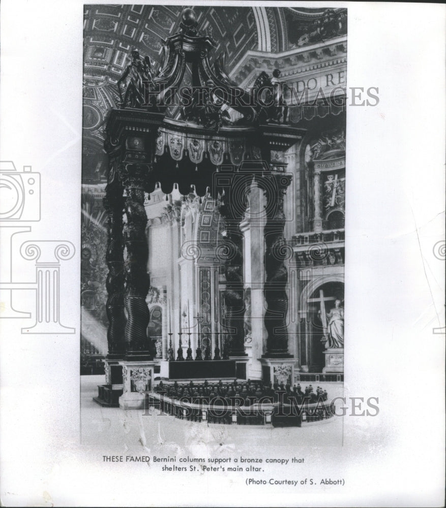 1963 of Interior of St.Peter&#39;s - Historic Images