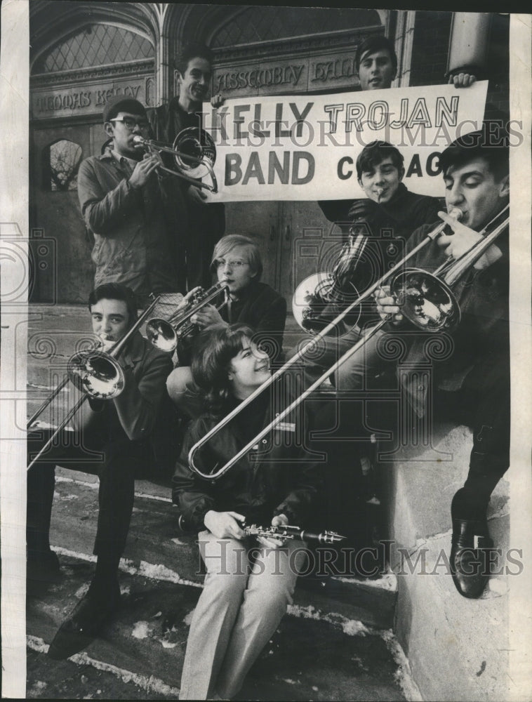 1969 Kelly Park Trojan Explorer Band Play - Historic Images