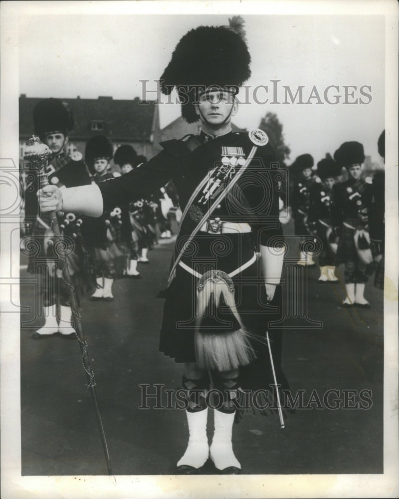 1957 Press Photo The Regimental Band - Historic Images