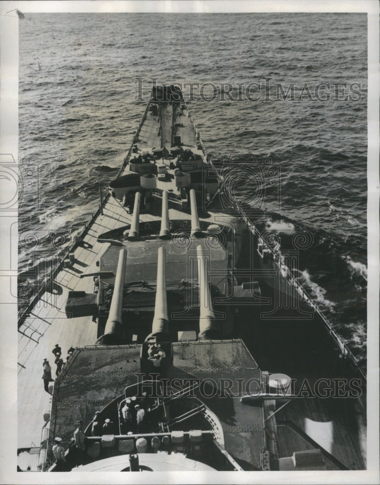 1947 U.S.S Wisconsin Battleships  - Historic Images