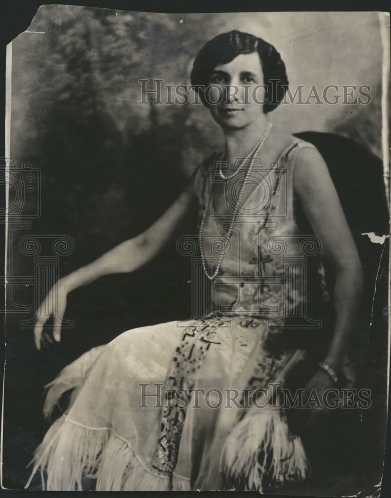 1925 Press Photo Mrs Alfred Wilson Dodge Formerly - Historic Images