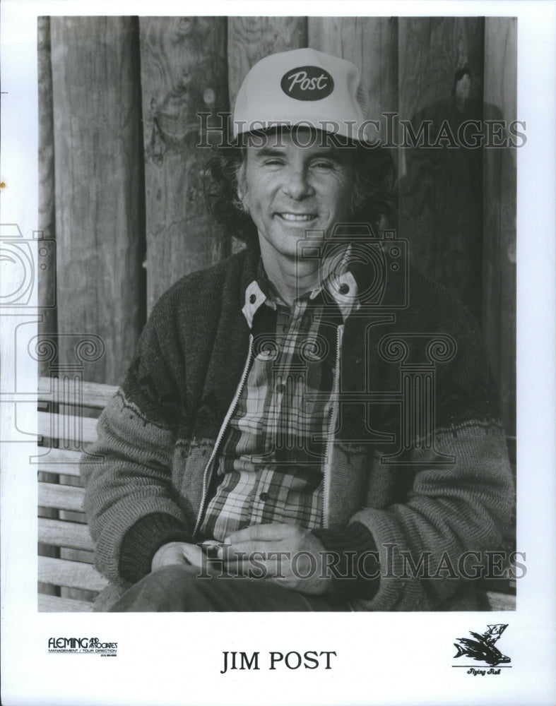 1968 Jim Post Folk Singer - Historic Images