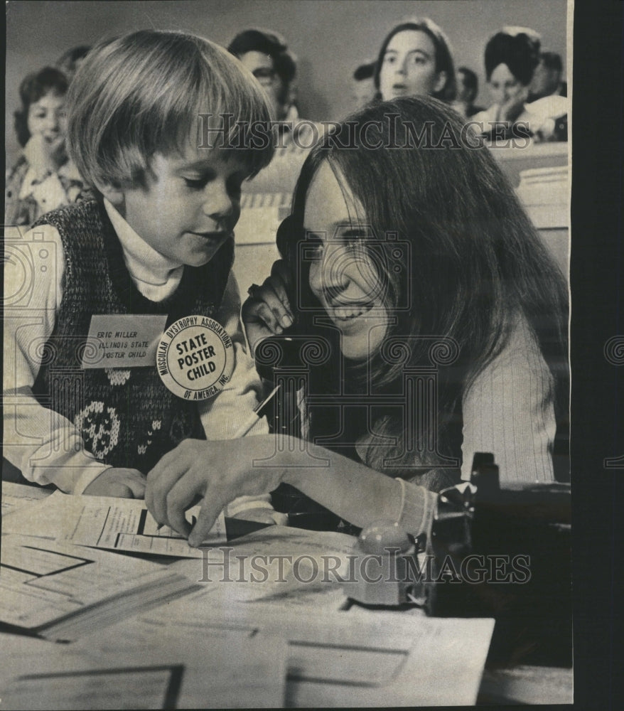 1972 MD Poster Child Eric Miller - Historic Images