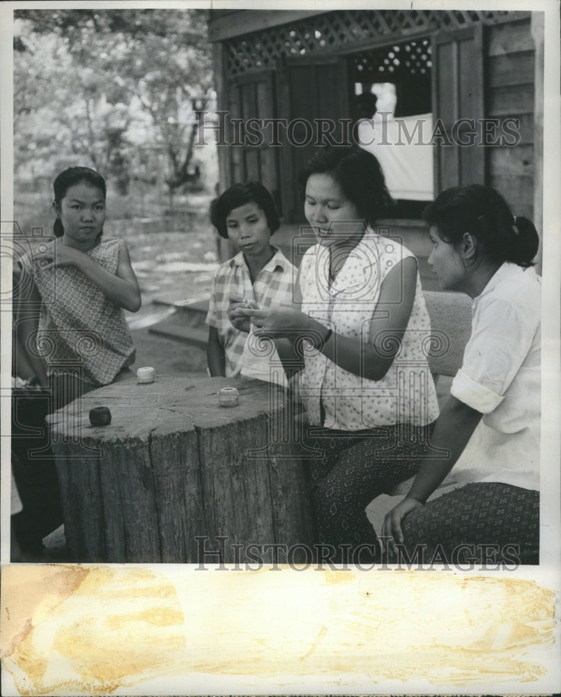 1962 Thailand TURTEP Rep Sewing Class - Historic Images