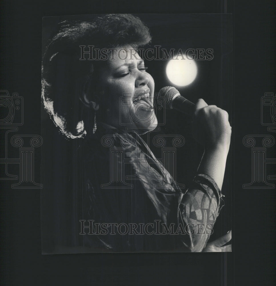 1984 Gospel Singer, Felicia Coleman - Historic Images